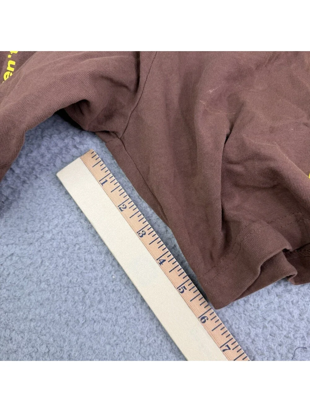 Hyde Park You Aren’t Invited Mens Large 32x6 Brown Jogger Shorts Smiley Face